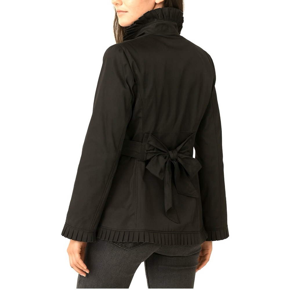 Bushwacker vintage Black pleated trench coat